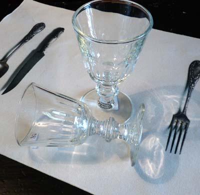 les 6 verres "prigord" vin